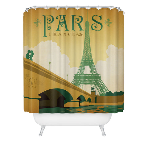 Anderson Design Group Paris Shower Curtain