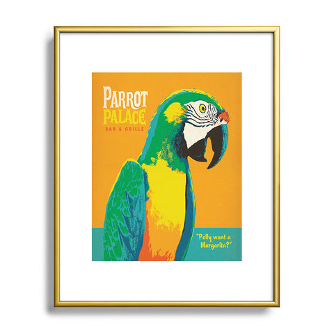 Anderson Design Group Parrot Palace Metal Framed Art Print