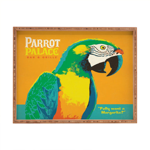Anderson Design Group Parrot Palace Rectangular Tray