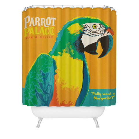 Anderson Design Group Parrot Palace Shower Curtain