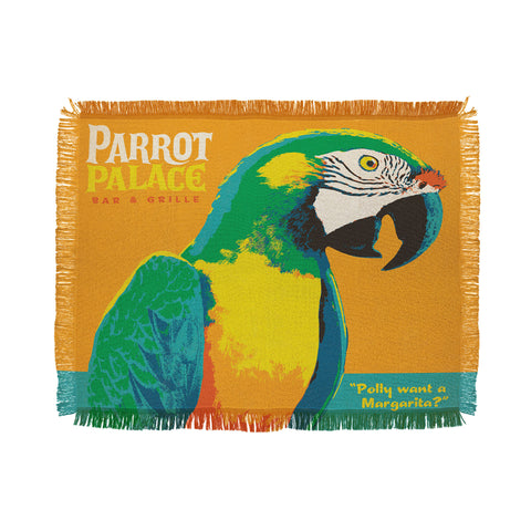 Anderson Design Group Parrot Palace Throw Blanket