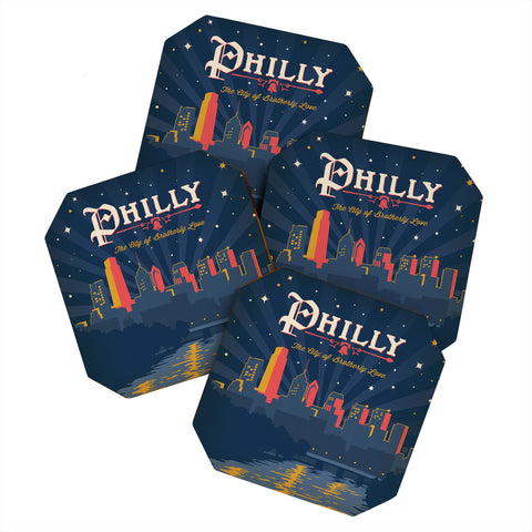 Anderson Design Group Philly Coaster Set