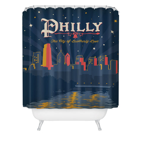 Anderson Design Group Philly Shower Curtain