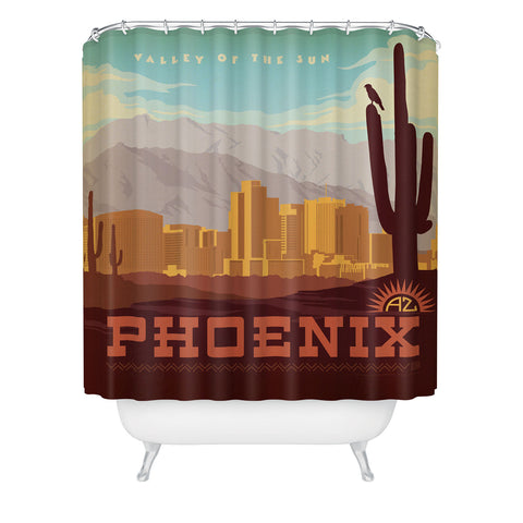 Anderson Design Group Phoenix Shower Curtain