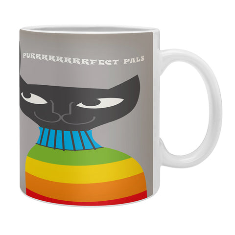 Anderson Design Group Rainbow Cats Coffee Mug