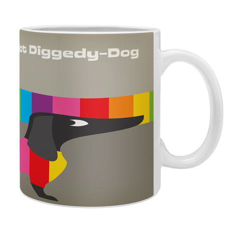 Anderson Design Group Rainbow Dogs Coffee Mug