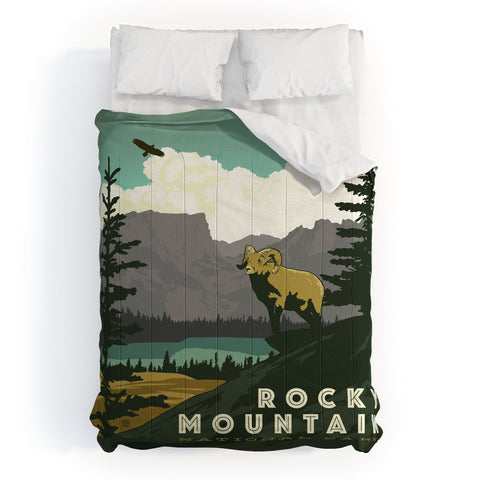 Anderson Design Group Rocky Mountain National Park Comforter