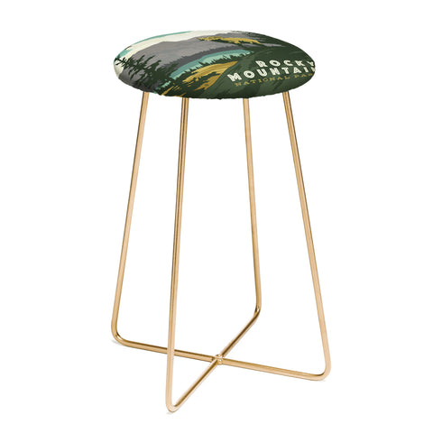 Anderson Design Group Rocky Mountain National Park Counter Stool