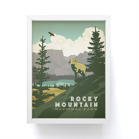 Anderson Design Group Rocky Mountain National Park Framed Mini Art Print