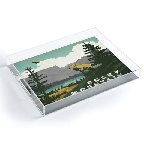 Anderson Design Group Rocky Mountain National Park Acrylic Tray