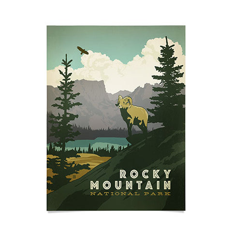 Anderson Design Group Rocky Mountain National Park Poster