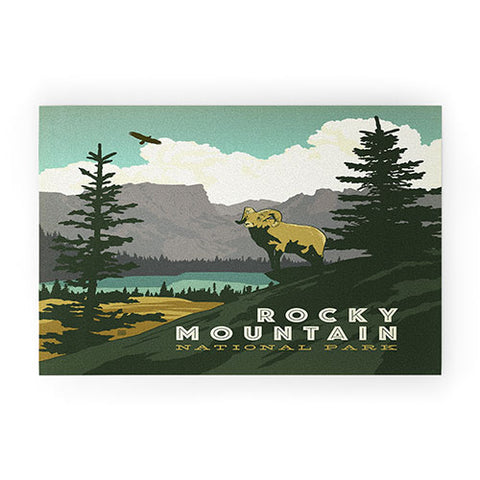 Anderson Design Group Rocky Mountain National Park Welcome Mat