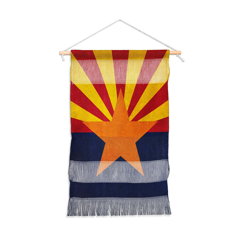 Anderson Design Group Rustic Arizona State Flag Wall Hanging Portrait