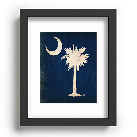 Anderson Design Group Rustic South Carolina State Flag Recessed Framing Rectangle