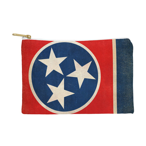 Anderson Design Group Rustic Tennessee State Flag Pouch