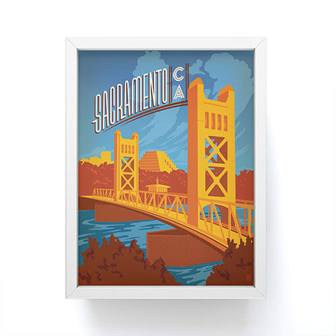 Anderson Design Group Sacramento Framed Mini Art Print