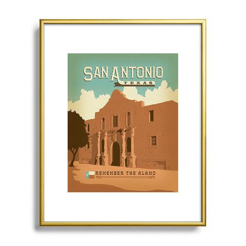 Anderson Design Group San Antonio Metal Framed Art Print