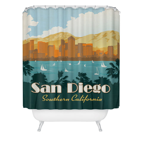Anderson Design Group San Diego Shower Curtain