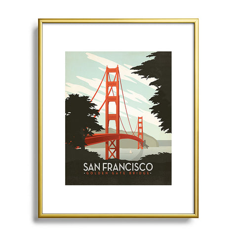 Anderson Design Group San Francisco Metal Framed Art Print