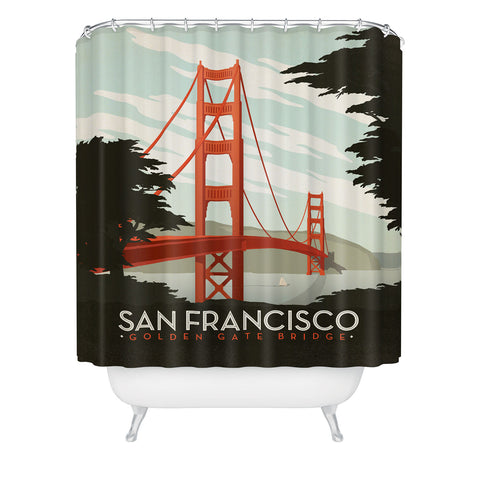 Anderson Design Group San Francisco Shower Curtain