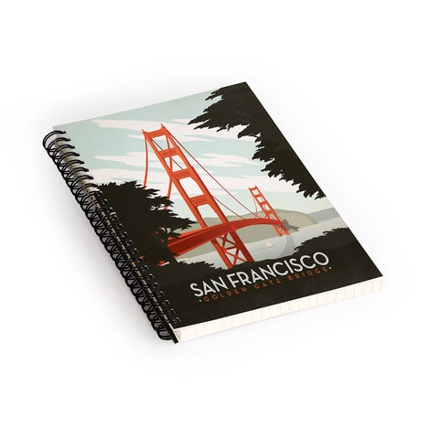 Anderson Design Group San Francisco Spiral Notebook