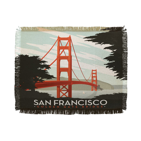 Anderson Design Group San Francisco Throw Blanket