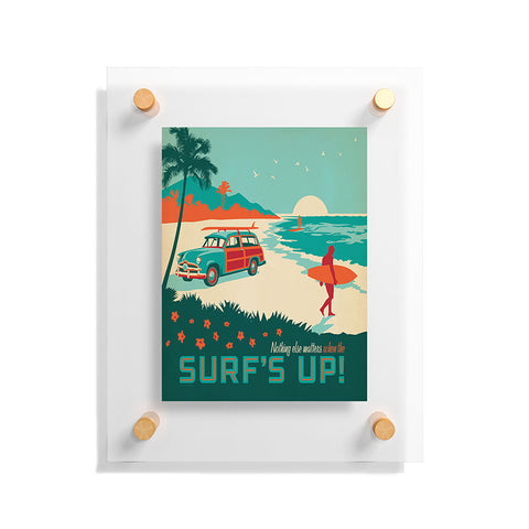 Anderson Design Group Surfs Up Floating Acrylic Print
