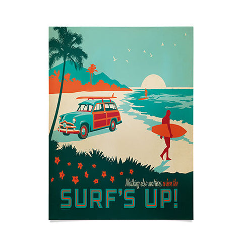 Anderson Design Group Surfs Up Poster