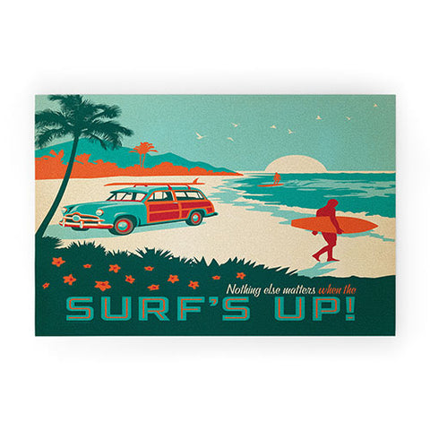 Anderson Design Group Surfs Up Welcome Mat