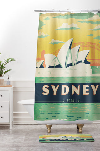 Anderson Design Group Sydney Shower Curtain And Mat