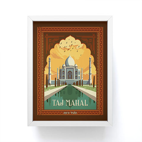 Anderson Design Group Taj Mahal Framed Mini Art Print