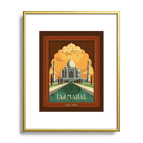 Anderson Design Group Taj Mahal Metal Framed Art Print