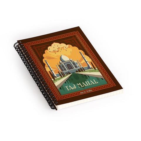 Anderson Design Group Taj Mahal Spiral Notebook