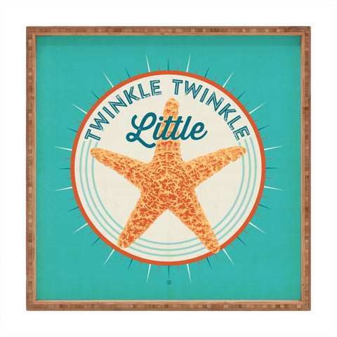 Anderson Design Group Twinkle Twinkle Little Star Square Tray