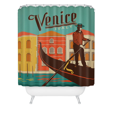 Anderson Design Group Venice 1 Shower Curtain