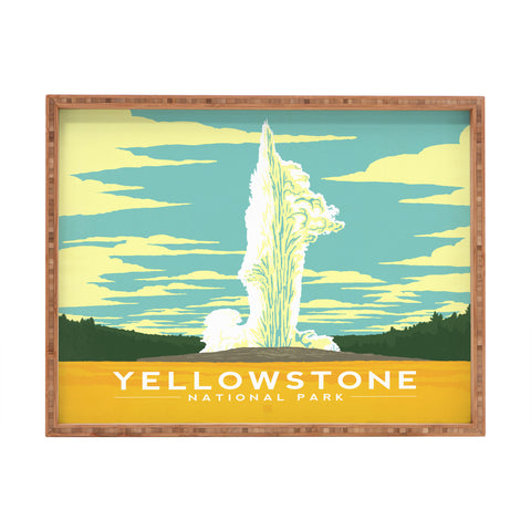 Anderson Design Group Yellowstone National Park Rectangular Tray