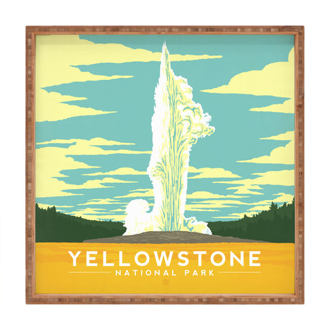Anderson Design Group Yellowstone National Park Square Tray