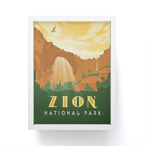 Anderson Design Group Zion National Park Framed Mini Art Print