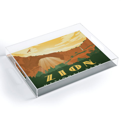 Anderson Design Group Zion National Park Acrylic Tray