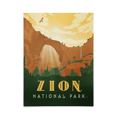 Anderson Design Group Zion National Park Poster
