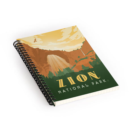 Anderson Design Group Zion National Park Spiral Notebook