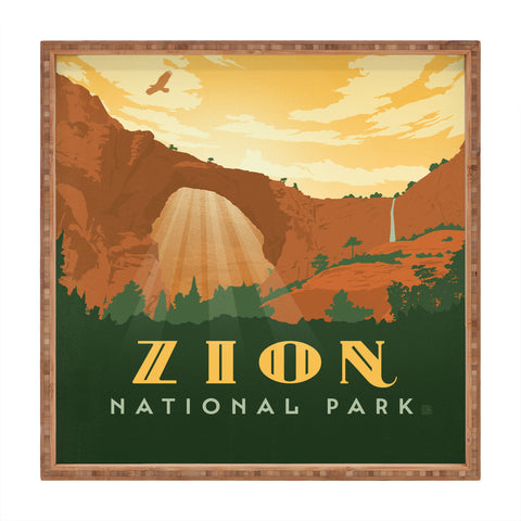 Anderson Design Group Zion National Park Square Tray