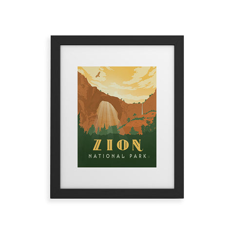Anderson Design Group Zion National Park Framed Art Print