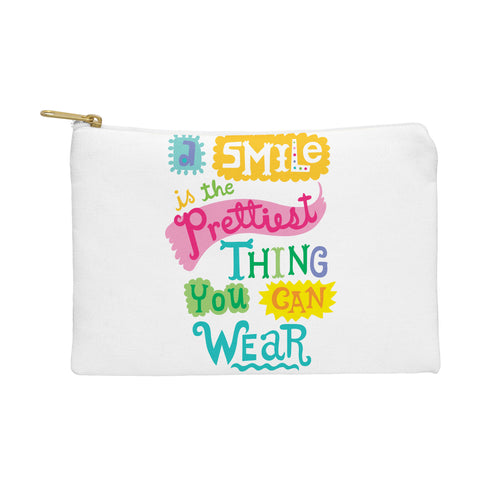 Andi Bird A Smile Is the Prettiest Thing You Can Wear Pouch