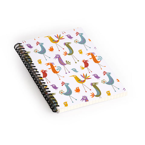 Andi Bird Bird Fun Spiral Notebook