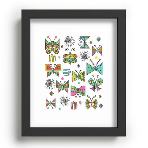 Andi Bird Butterfly Joy Recessed Framing Rectangle