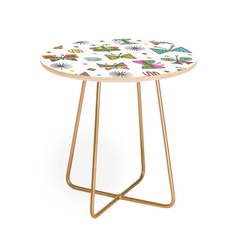 Andi Bird Butterfly Joy Round Side Table