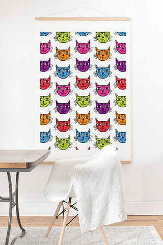 Andi Bird Cat Love Art Print And Hanger