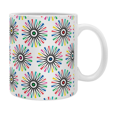 Andi Bird Geo Flower Coffee Mug