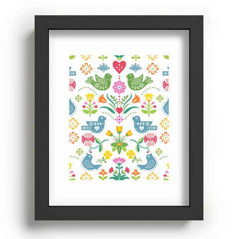 Andi Bird Hearts and Birds Recessed Framing Rectangle